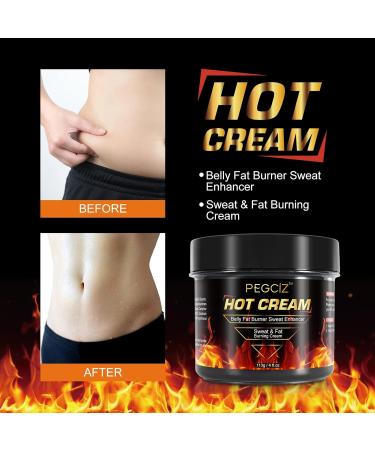 Hot Sweat Cream Fat Burning Cream for Belly Natural Sweat Enhancer Cream for Men and Women Body Sculpting Cellulite Workout Cream Weight Loss Cellulite Treatment for Thighs Legs Arms Buttocks - Buy Online on GoSupps.com