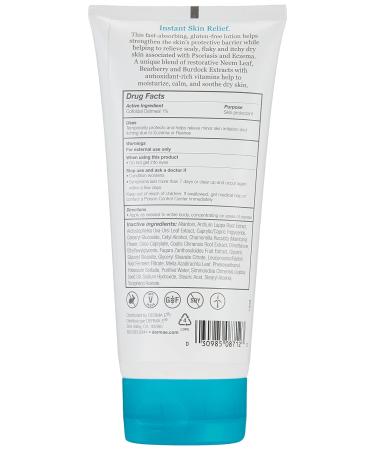 DERMA-E Eczema Relief Lotion 6 Fl Oz - Soothing Itchy Skin Cream for Eczema & Psoriasis - Buy Online on GoSupps.com