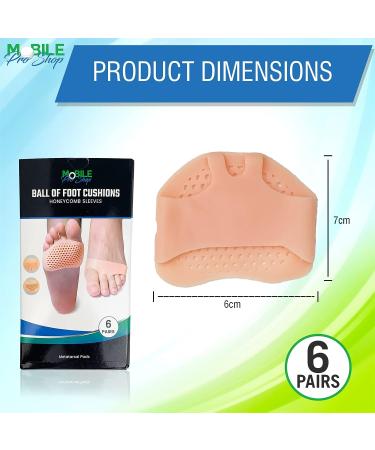 Mobile Pro Shop Metatarsal Pads - Forefoot Pad Insoles for Men & Women - Buy Online on GoSupps.com