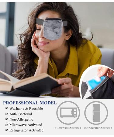 Moist Heat Eye Compress Pad - Microwave Activated for Dry Eyes, Pink Eye, Blepharitis & Stye - Fast Acting Relief - Buy Online on GoSupps.com