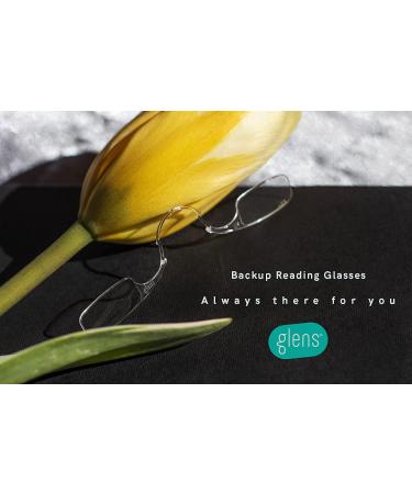 Glen's Mini Reading Glasses +3.0 | Eco Pack - 3 Non-Slip Reading Glasses for Men & Women | Armless Pocket Format Emergency Glasses | Multiple Strengths Available - Buy Online on GoSupps.com
