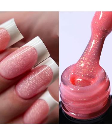 Pink Nail Polish Pink Nail Varnish No Need Baking Long Lasting Glossy Quick Drying Nail Polish for Nail Art DIY Manicure Home Use - Buy Online on GoSupps.com