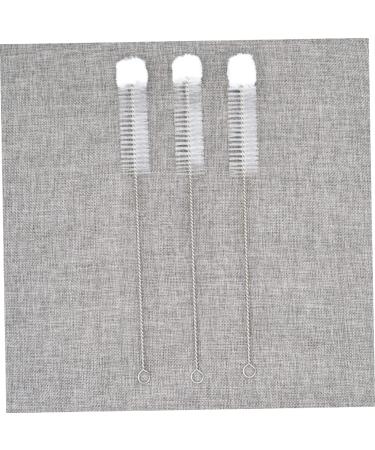 Solustre 4-Piece Nylon Cleaning Brush Set | Reusable Straw Cleaner for Small Tubes & Pipes | Durable Stainless Steel & Metal Test Tube Brushes - Buy Online on GoSupps.com
