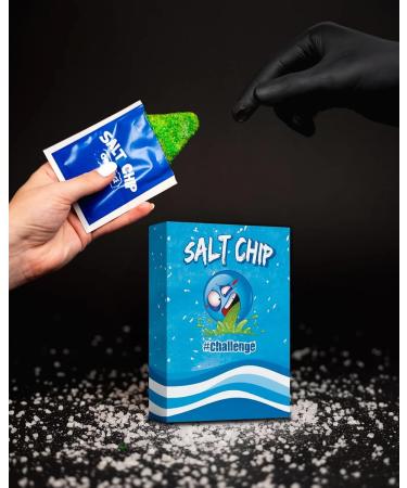 Salt Chip Challenge - Extremely Salty Crunchy Snack for Brave Taste Testers | Perfect for Parties & Fun Challenges | 5g - Buy Online on GoSupps.com