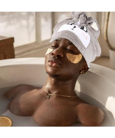 Ciieeo 2pcs Dry Hair Cap Wet Hair Dry Hat Shower Hair Turban Towel Hair Scarf Wet Hair Turbans Shower Hat for Kids Dry Hair Hat Water Absorption Caps Cartoon Bath Products Tool As Shownx2pcs 65X25CMx2pcs - Buy Online on GoSupps.com