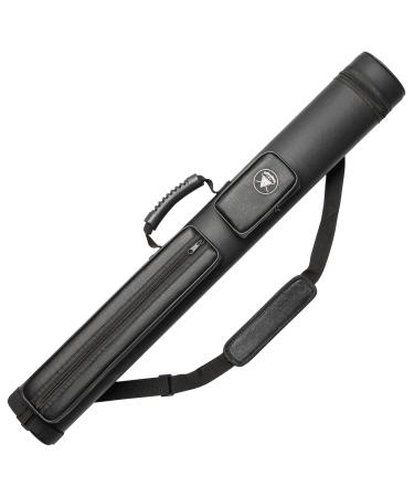 Adhafera Pool Cue Case, 2 X 2 Hard Pool Stick Case, Made of Faux Leather Billiards Accessories Black - Buy Online on GoSupps.com