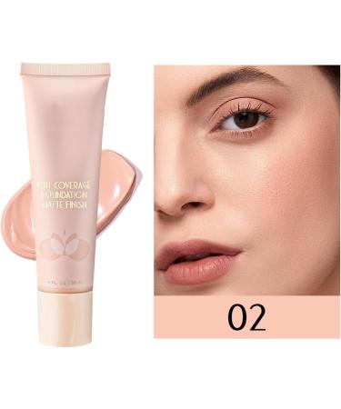 LXZJJM Liquid Foundation Full Coverage Matte Finish 6 Colors Matte Foundation Sweat & Water Resistant Matte Finish (02 - Fair with cool undertones 1 FL.OZ /30ml) 30 ml (Pack of 1) 02 - Fair With Cool Undertones - Buy Online on GoSupps.com