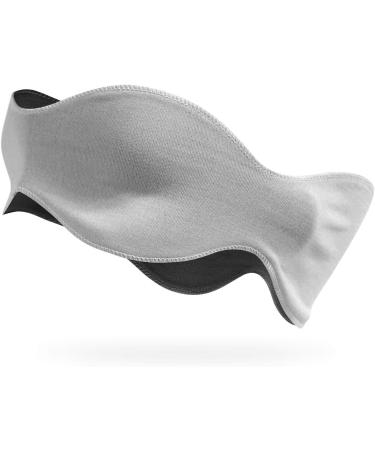 Marie Ernst Eye Mask | Soft & Comfortable Sleep Accessory for Men and Women | Grey Large Blindfold for Tranquil Sleep - Buy Online on GoSupps.com