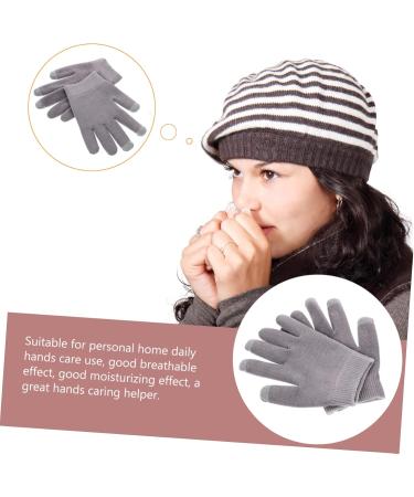FOMIYES 1 Pair Pink Gloves Overnight Spa Gloves Moisturizing Gloves Overnight Moisturizing Gloves for Women Gel Hand Lotion 21x14cm Grey - Buy Online on GoSupps.com