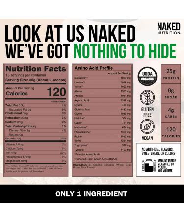 NAKED Vegan Protein Bundle Seed and 1LB Rice - Buy Online on GoSupps.com