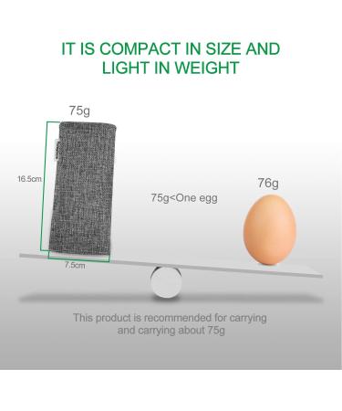 Rongrong 12 Packs Natural Bamboo Activated Carbon Air Purifier Bags | Odor Remover for Shoes Closet and Sports Bag | 75g Each - Buy Online on GoSupps.com
