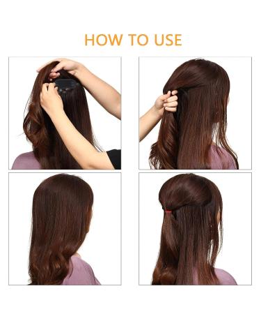 Lurrose Invisible Fluffy Hair Clip - Volumizing Hair Clips Set (6 Pcs) - Buy Online on GoSupps.com