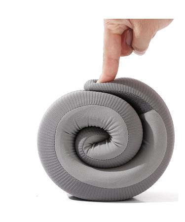 Soft Cervical Collar Neck Support Brace Elastic Supports | Soft Foam Wraps Keep Vertebrae Stable Soft Neck Support Relieves Pressure in Spine Neck Support Brace for Travel Gray - Buy Online on GoSupps.com