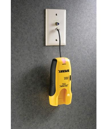 Sperry Instruments ET64220 Wire Tracker: Audio/Video Installers Must-Have for Coax, CAT 5, Speaker & Phone | RJ-45, RJ-11, Coax & More | Yellow - Buy Online on GoSupps.com