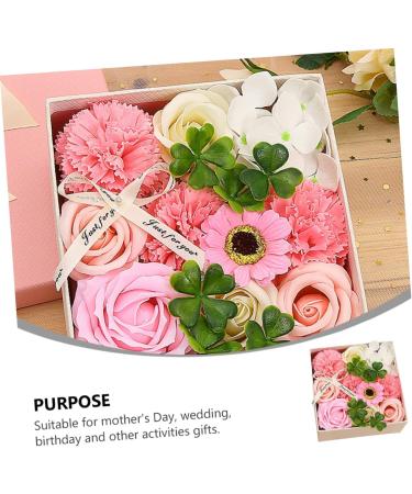 HOMSFOU 3 Boxes Carnation Soap Flower Valentine s Day Gifts Rose Flower Scented Bath Soap Floral Scented Soap Carnation Scented Soap Wedding Party Flower Rose Soap Gift Box Paper Gift Pack - Buy Online on GoSupps.com