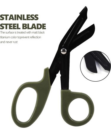 High-Quality Stainless Steel Trauma Scissors - 17.8 cm Curved Medical Scissors for First Aid & Breastfeeding | International Shipping Available - Buy Online on GoSupps.com