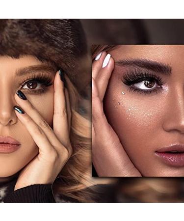 YooNoya 3D False Lashes 20 Pairs - Professional Reusable Strip Lashes for Daily Use and Special Occasions - Easy to Apply and Natural Looking - Black - Buy Online on GoSupps.com