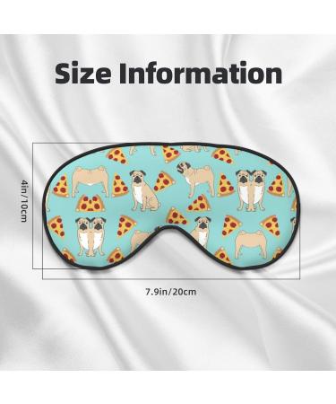 Pizza Party Sleep Mask - Adjustable Soft & Breathable Blindfold for Deep Sleep Travel & Meditation - Perfect for Relaxation - Buy Online on GoSupps.com