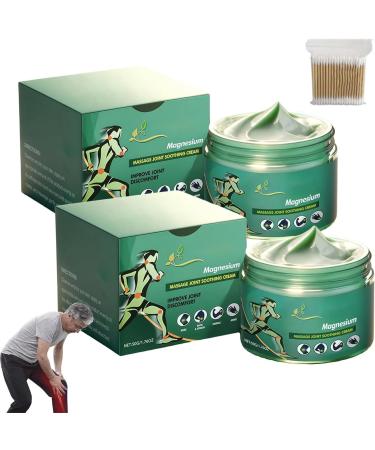 Cr me de massage au magn sium Novarx Advanced pour soulager la douleur gel pour le traitement des douleurs articulaires gel de massage apaisant gels naturel pour les articulations (2 PCS)