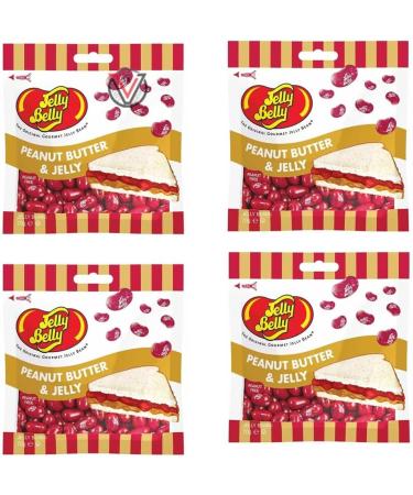 04 x Jelly Peanut Butter & Jelly Jelly Beans Bag 70g - Buy Online on GoSupps.com