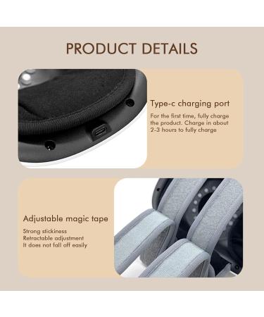 Knee Massage Device for Joint Pain Relief | Wireless Heat & Vibration | 3 Heat Levels & LCD Screen - Buy Online on GoSupps.com