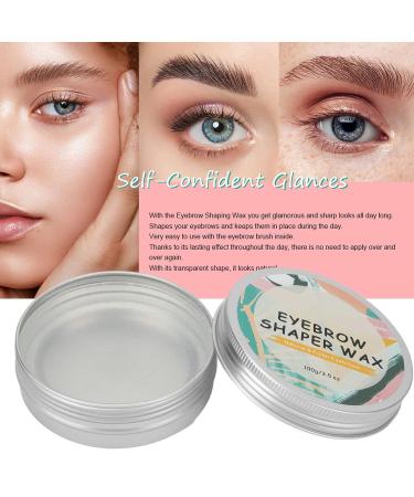100g Eyebrow Wax - Transparent Brow Styling Soap | Clear Brow Angel with 5 Brushes for Natural Laminating Effect - Buy Online on GoSupps.com