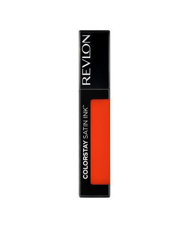Revlon ColorStay Satin Ink Liquid Lipstick in Smokin' Hot | Longwear Lip Color with Black Currant Seed Oil | 0.17 Fl Oz - Buy Online on GoSupps.com