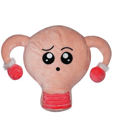 Stuffed Uterus Heating pad for Period Cramps  Relief from Menstrual Cramp  Cute Microwaveable Plush Warmer  Hysterectomy Recovery Pillow  Cuterus by MOONTHLIES