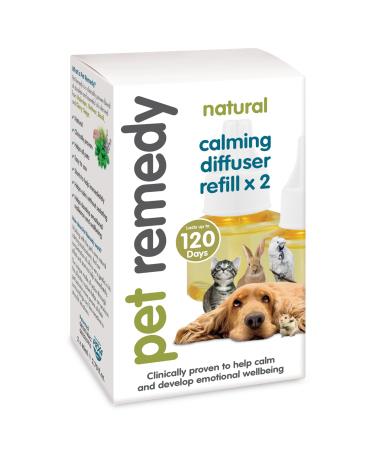 Pet Remedy Natural Calming Diffuser Refills. 2 x 40 ml Refill Bottles (4 Month Supply) 2 x 40ml - Buy Online on GoSupps.com