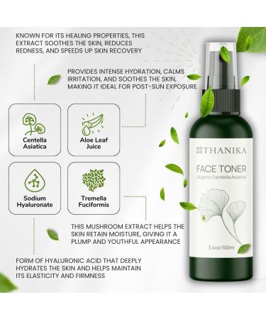 Centella Asiatica Face Toner Spray - Anti-Aging & Acne Solution | 3.4 fl oz - Shop Now for International Shipping - Buy Online on GoSupps.com