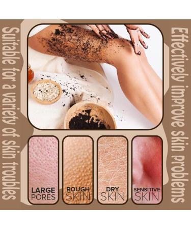 Deep Exfoliating Arabica Coffee Scrub Coffee Body Scrub Moisturizing Exfoliating Dry Dead Skin Body Scrubs for Women Exfoliation - Buy Online on GoSupps.com