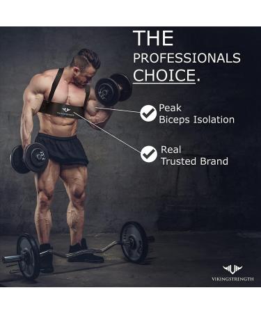 Vikingstrength Arm Blaster - Premium Bicep & Tricep Isolator for Muscle Definition & Strength | Includes V-Strength Workout App - Buy Online on GoSupps.com