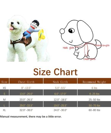 DELIFUR Dog Costumes | Pet Halloween Cowboy Rider Style Outfits for Small Dogs - Buy Online on GoSupps.com