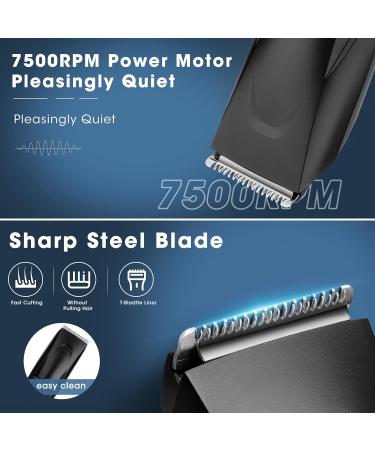 Lanumi 4-in-1 Beard & Body Hair Trimmer Set | Rechargeable Electric Shaver & Groomer - Perfect Gifts for Him - Buy Online on GoSupps.com
