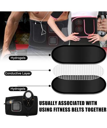 ACBOOR 9-Piece Replacement Gel Pads for Slendertone & EMS Abdominal Muscle Trainers | Optimal Abs Training & Comfort - Buy Online on GoSupps.com