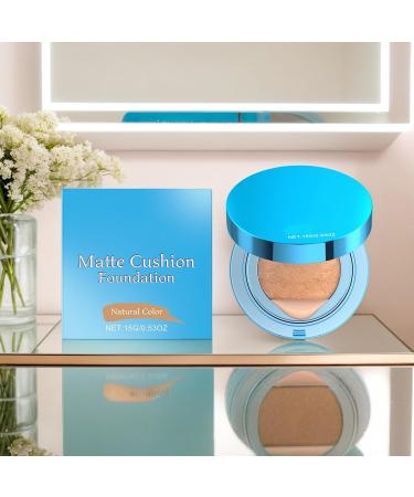 Coussion makeup correction pad with matte finish and high coverage correction cream for girlfriend wife daughter sister and friend Natural - Buy Online on GoSupps.com