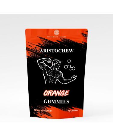 POWERHOUSE FACTORY Aristochew Multivitamins Gummies Supports Energy Gummy - 10 Count - Non-GMO Gluten-Free Vegetarian Orange Flavor - Buy Online on GoSupps.com