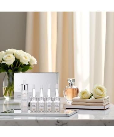 Lavien Collagen Professional Program - Skincare Set Micro Collagen and Activating Booster - Ceramide Elastin and Hyaluronic Acid Suitable for Oily Skin - 30 ml Booster Bottle 4-200 mg - Buy Online on GoSupps.com