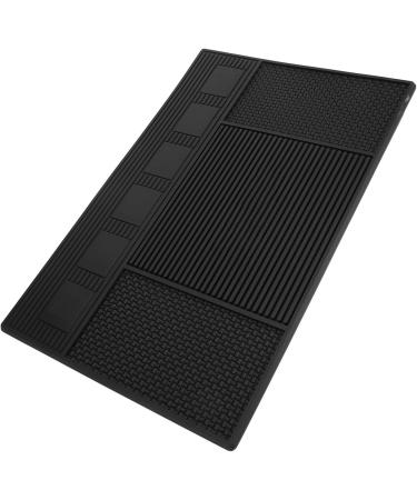 Silicone Barber Mat with Slip Prevention Large Size Work Station Pad for Clippers Scissors Organized & Easy to Cleanse - Buy Online on GoSupps.com