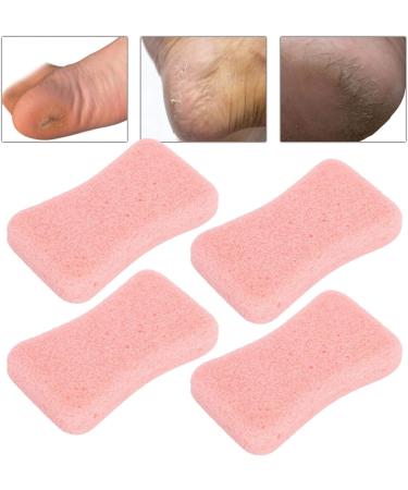 Premium Pink Pumice Stone Set - 4 Pieces for Effortless Foot Hand & Body Care | Remove Hard Skin & Calluses Safely - Perfect for Travel - Buy Online on GoSupps.com
