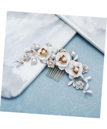 Ipetboom Bridal Headpiece Crystal Headpiece Women Hair Accessories Hair Jewels for Women Bridal Headdress Soap Dispenser Foam Tiara Bridal Comb Bride Wedding Hair Comb - Buy Online on GoSupps.com