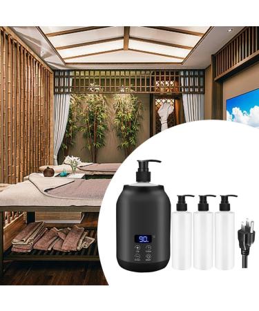 Ysyqkn Deluxe Electric Oil Bottle Warmer for Relaxation black - Buy Online on GoSupps.com