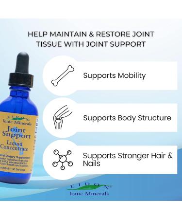 Eidon Supplement Liquid Concentrate - Contains Ionic Silica and Sulfur Support Drops for Stronger Hair Skin and Nails Bioavailable No Additives or Preservatives - 2 oz 2 Fl Oz (Pack of 1) - Buy Online on GoSupps.com