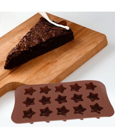 MAGICLULU 1 Set Chocolate Mold Ice Cube Gum Star Pie Pans Animal Stencils Star Shaped Candy Silicone Molds Silicone Ice Cube Molds Star Pasties Crayon Mold Baking Supplies Cake Silica Gel 21x10.5cm Brown - Buy Online on GoSupps.com
