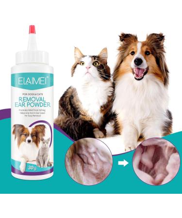 sefudun Dog Ear Cleaner Dog &Cat Ear Wash Powder Pet Ear Cleaning Solution Treatment & Controlling Odor for Healthy Ears - Buy Online on GoSupps.com