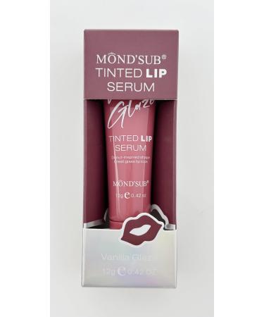 MOND'SUB Vanilla Glaze Tinted Lip Serum: Tinted Lip Balm & Lip Gloss for Women Lip Oil-Infused Lip Balm Remedy Peach Muse 0.4 Fl Oz (Pack of 1)