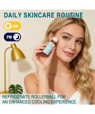 Frankincense and Castor Oil Rose Quartz Roller Castor Oil Roll On Organic Cold -Pressed Firms Skin Reducing Fine Lines Suitable for Face Neck Abdomen 50ML/1.7OZ - Buy Online on GoSupps.com