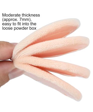 12 Soft Beige Makeup Powder Puffs - Ideal for Loose Setting & Pressed Powder | Cotton Face Pads for Flawless Skin - Buy Online on GoSupps.com
