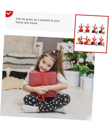 Beaupretty 12 Pairs Christmas Hair Clips Antler Hair Barrette Kids Hair Accessories Antler Hair Clip Kids Hair Clips Girls Hair Clips Hair Pin Christmas Hairpin Pompom Cute Elder Issue Card - Buy Online on GoSupps.com