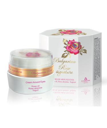 Cream around eyes Bulgarian Rose Signature with rose absolute.Anti-wrinkle